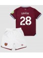 West Ham United Tomas Soucek #28 Replika Hemmakläder Barn 2025-26 Kortärmad (+ byxor)